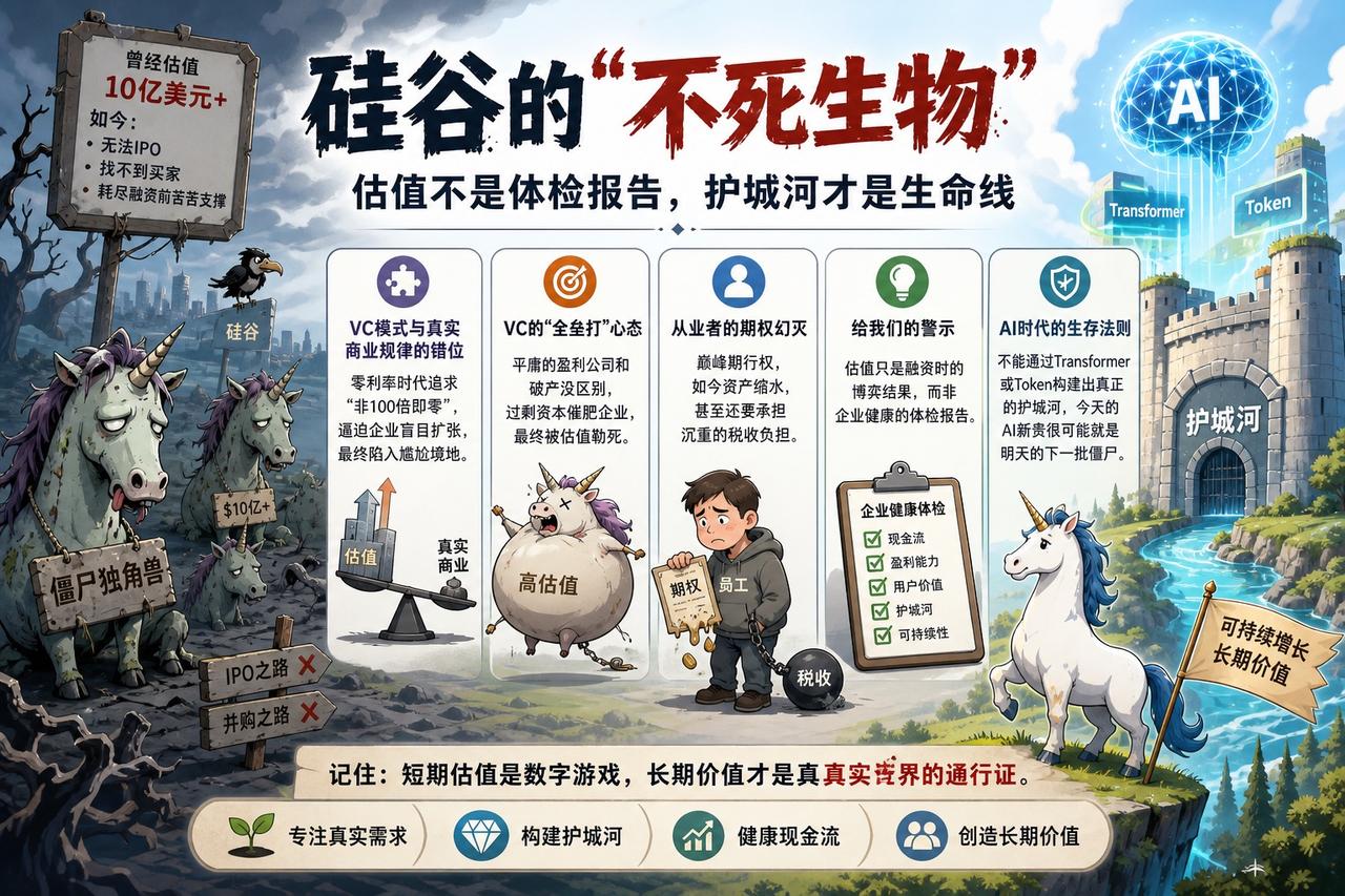 【僵尸独角兽：硅谷正在为“增长幻觉”买单】

硅谷正被一群“不死生物”困扰。这些