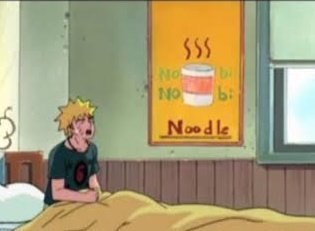 1425、【拉面是真爱】毛绒以前住的房子和现在的火影家都贴着拉面的海报，NO R