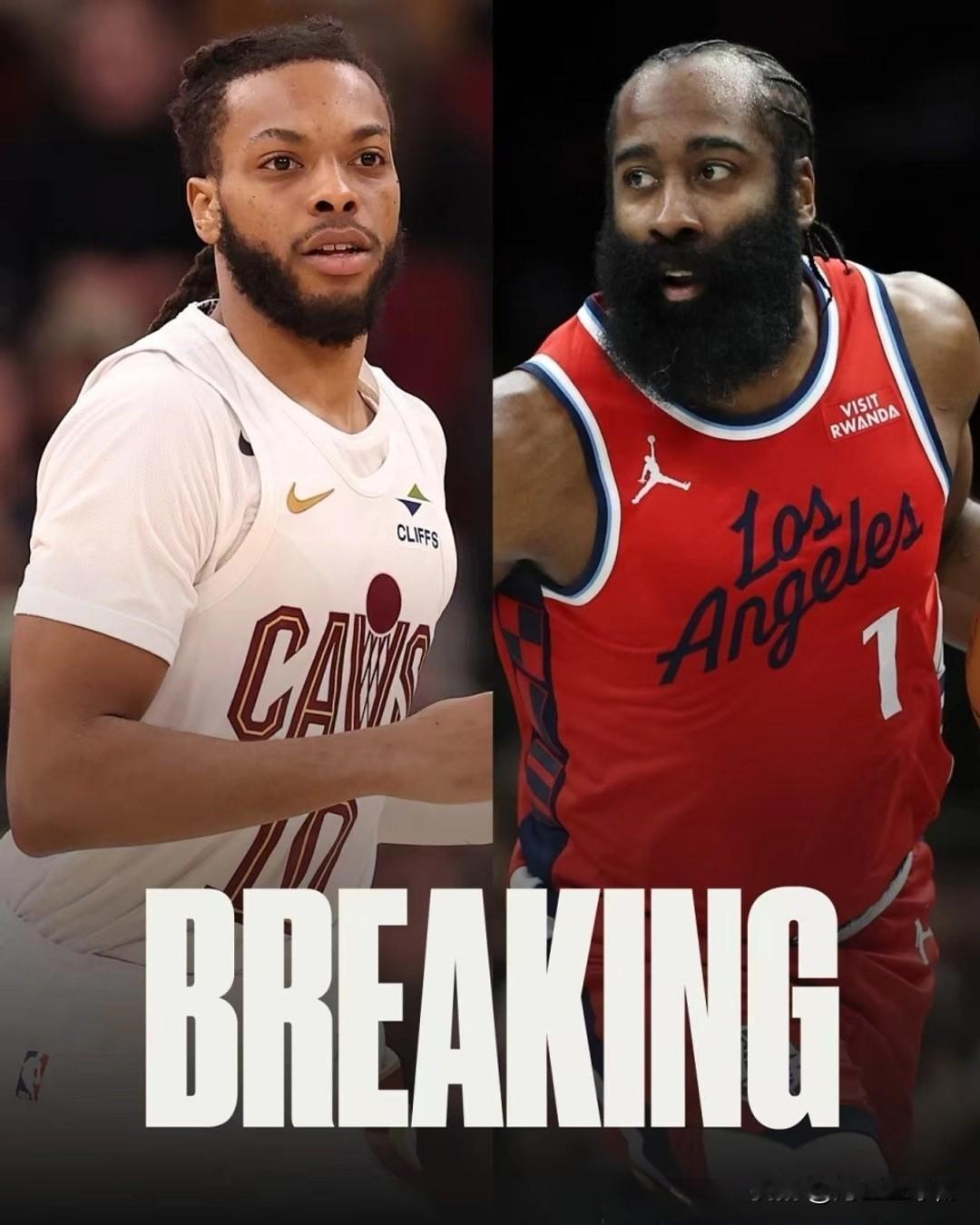 交易截止日首爆炸翻联盟！哈登2换1火速加盟骑士，主动放弃保证金斩断拖沓，36岁老