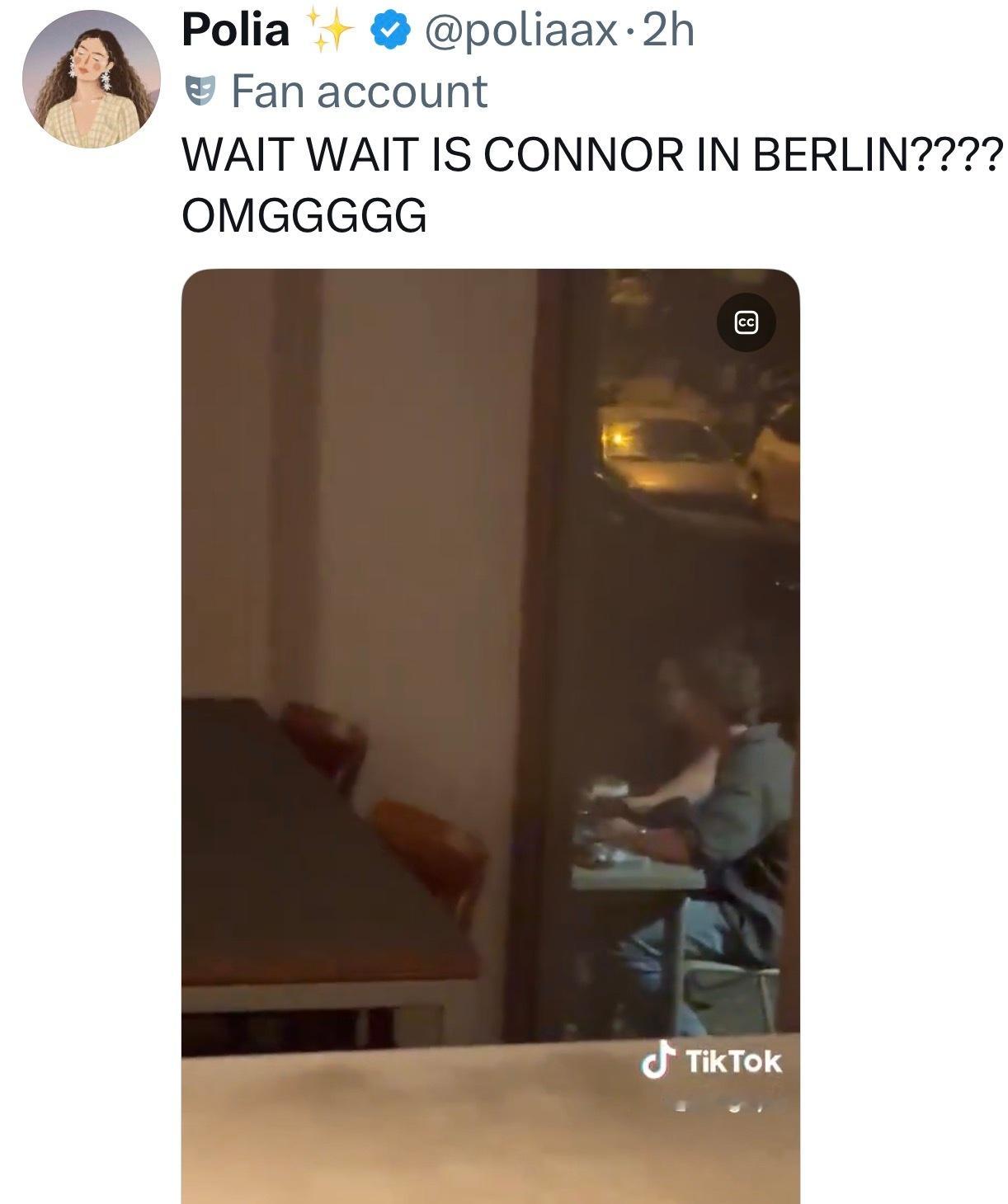 醒来看到Connor已经在柏林了！？！？！开始🆕戏准备就说他那么大箱子感觉不只