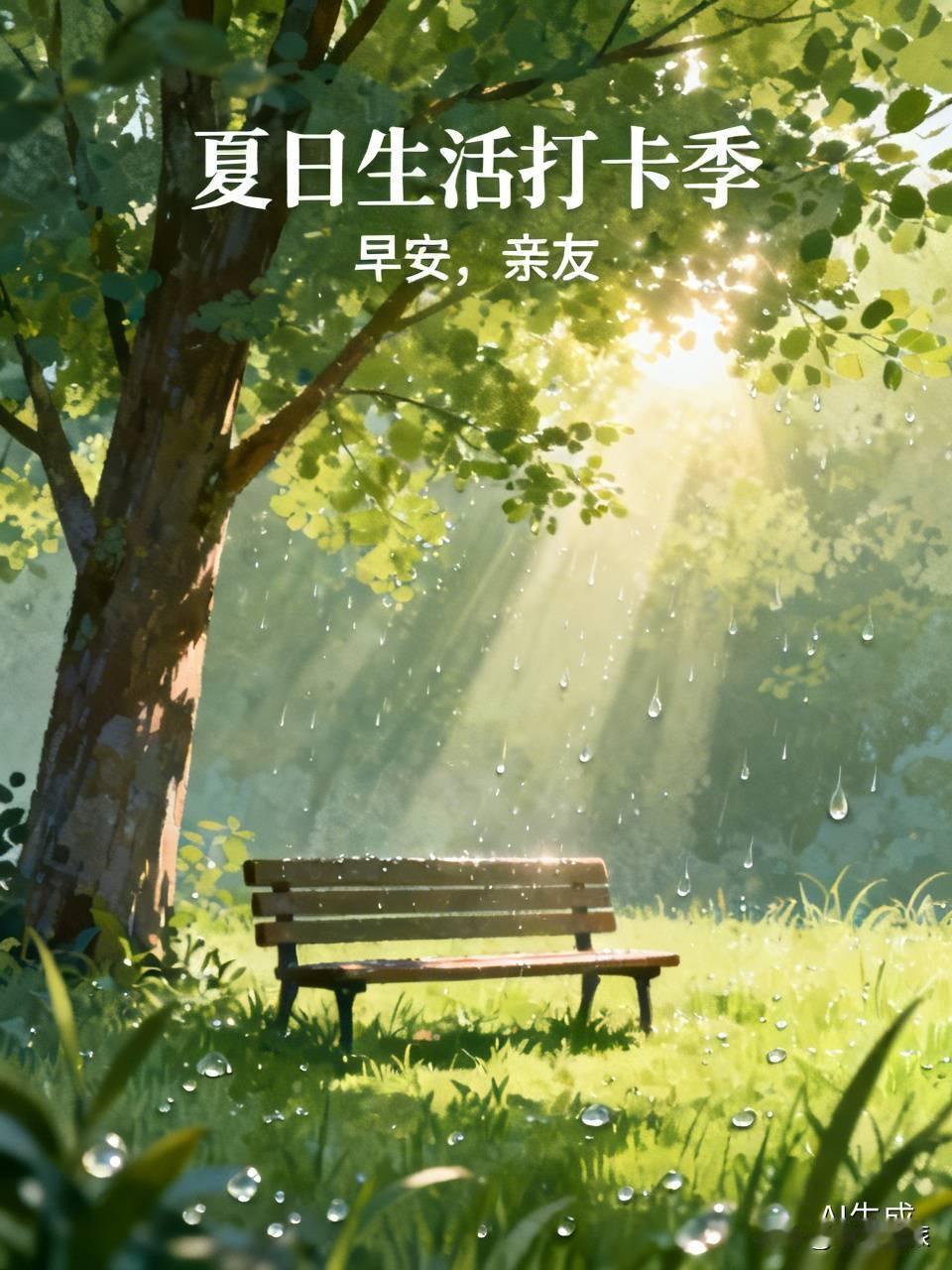 夏日生活打卡季 夏日是个充满活力与美好的季节。就像7月14日，农历六月初一，晨光