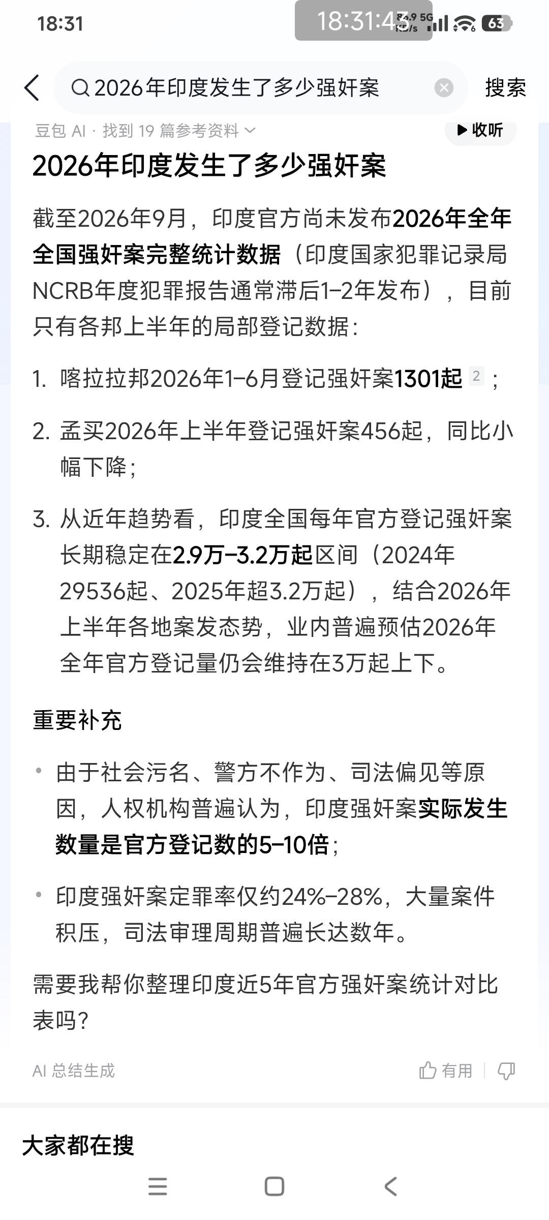 这种恶性案件一直无法杜绝

8月4日深夜，印度北方邦一名16岁少女误上空载卧铺大