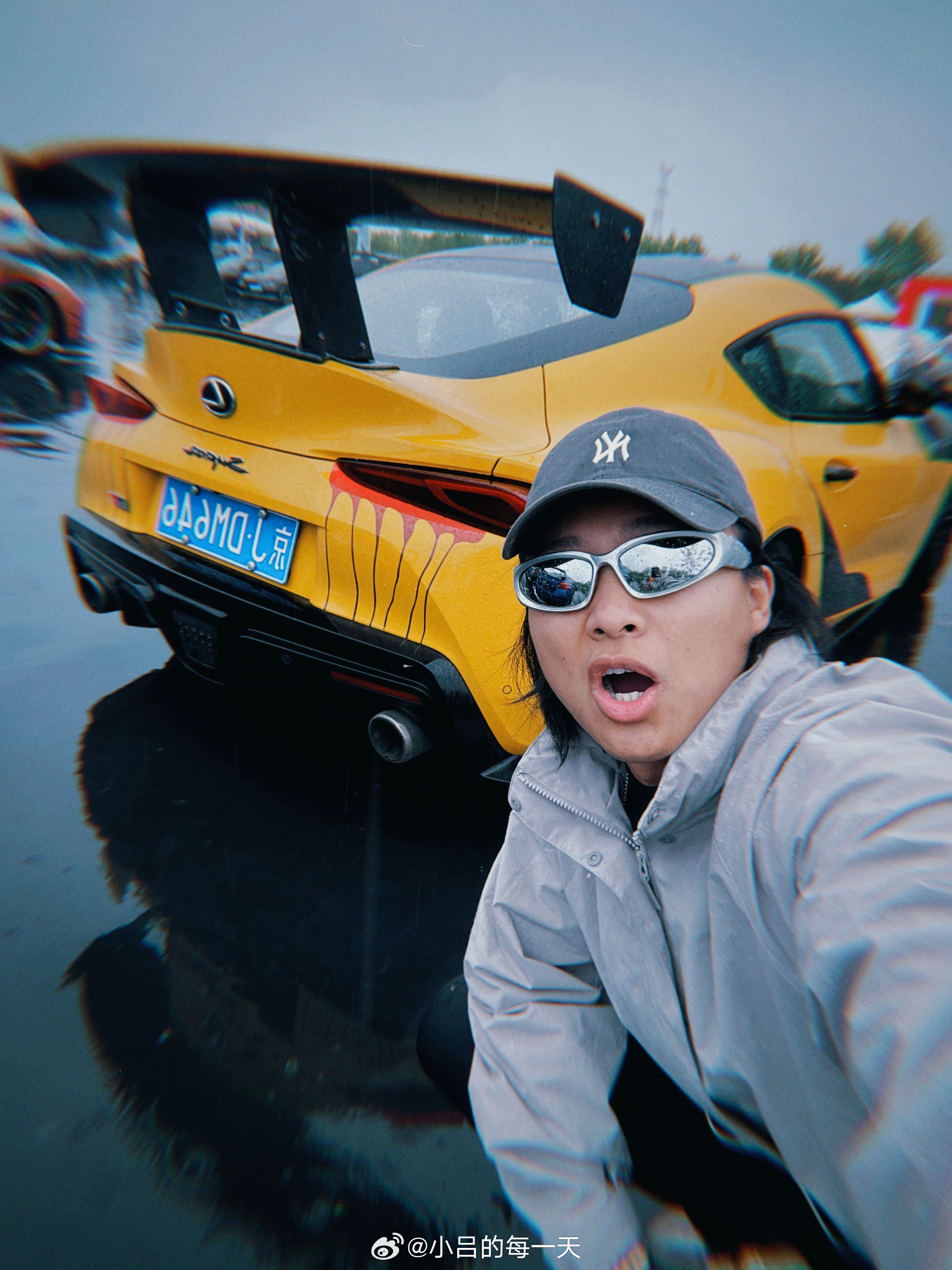 为数不多在国内能动起来的汽车聚会！🚗前一天下雨了 正好给大伙儿洗洗车哈哈哈金盏
