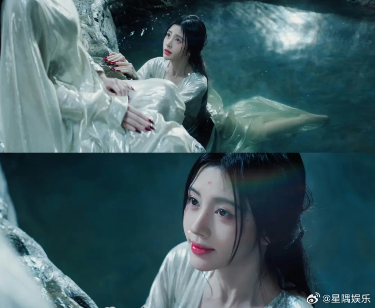 鞠婧祎的露芜衣美到窒息 