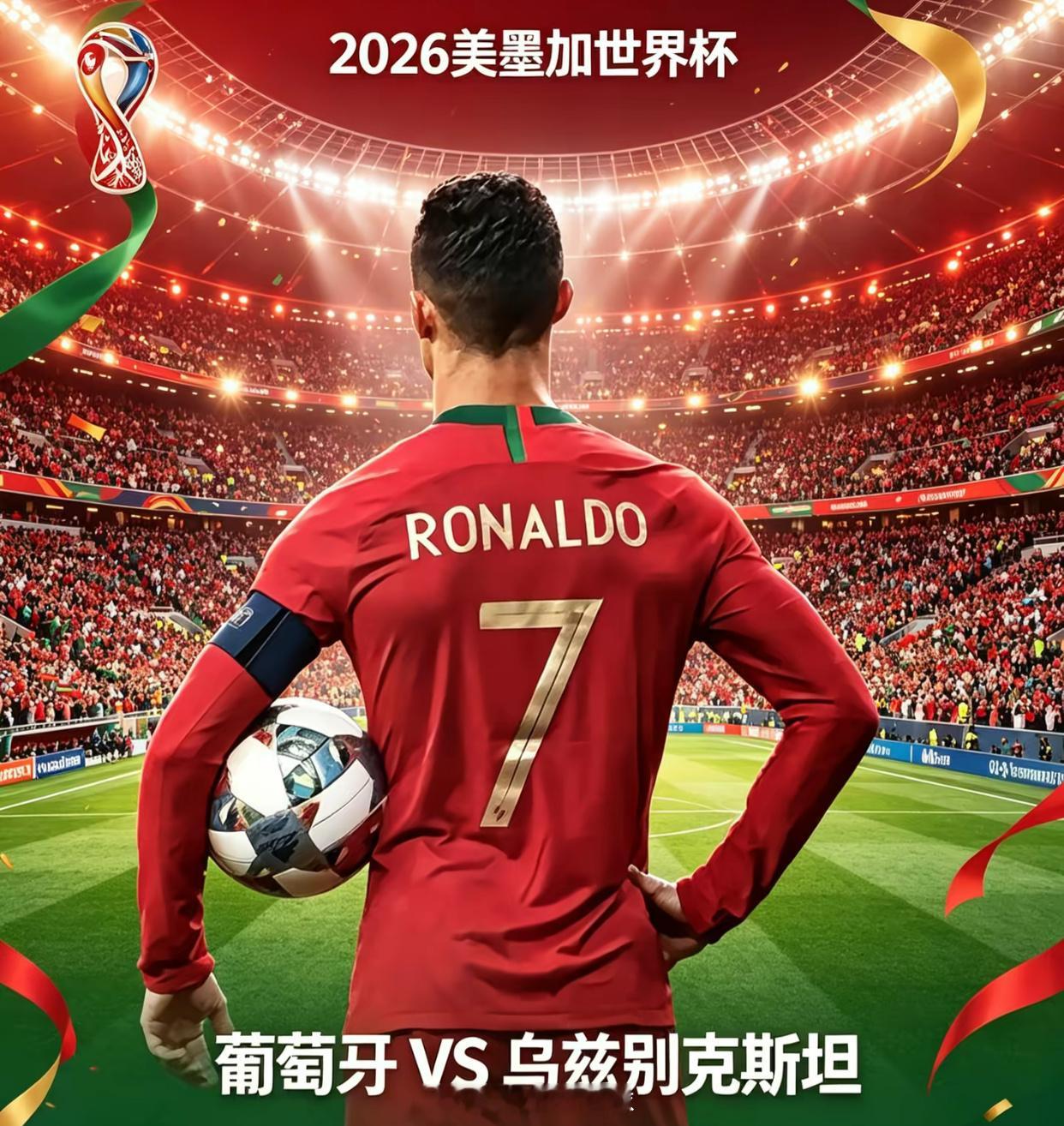 2026世界杯K组次轮 葡萄牙 VS 乌兹别克斯坦 风向：让胜 年龄：3 0 4