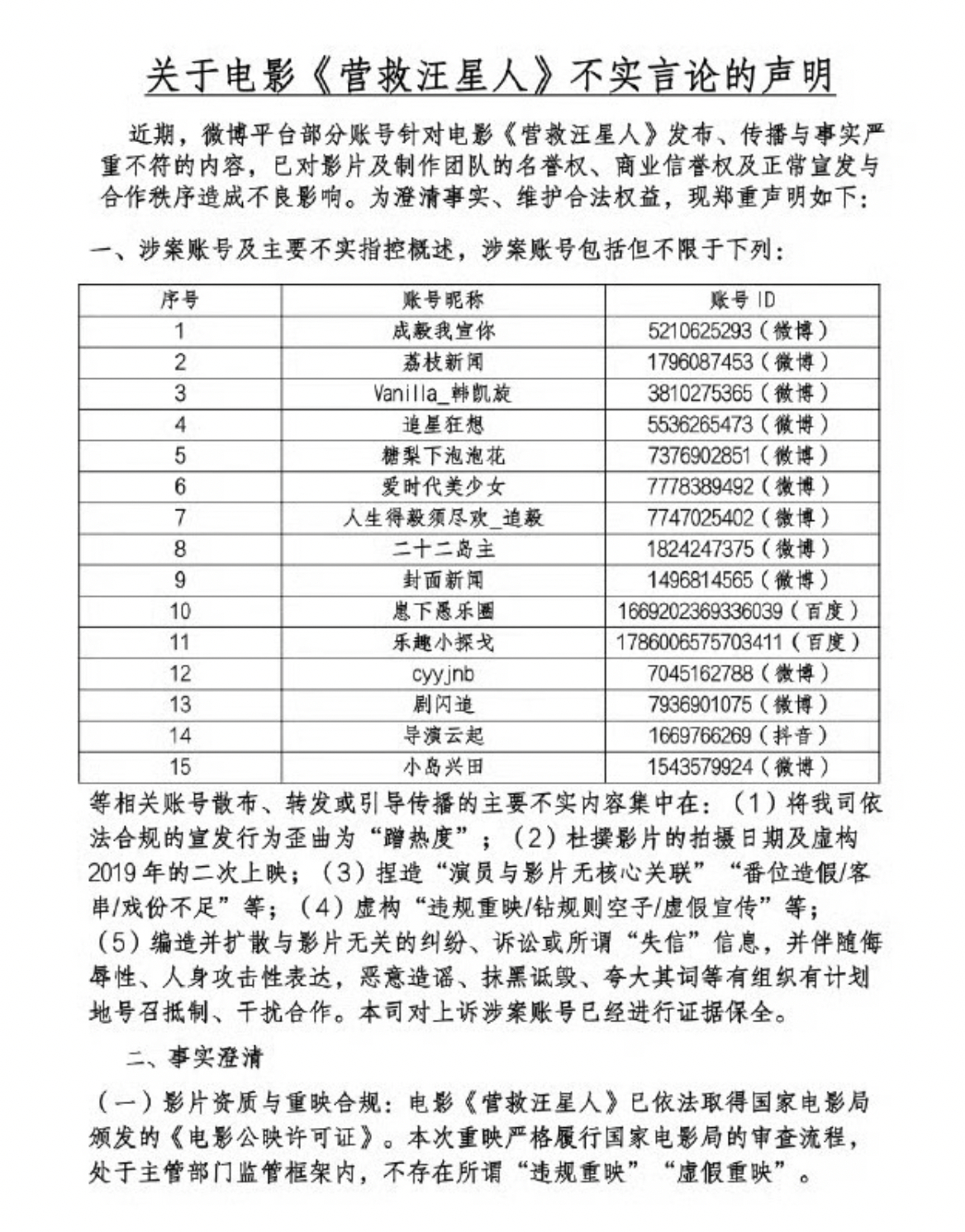 成毅主演电影《营救汪星人》告了成毅系yxh、官博及粉丝，这个好玩。 