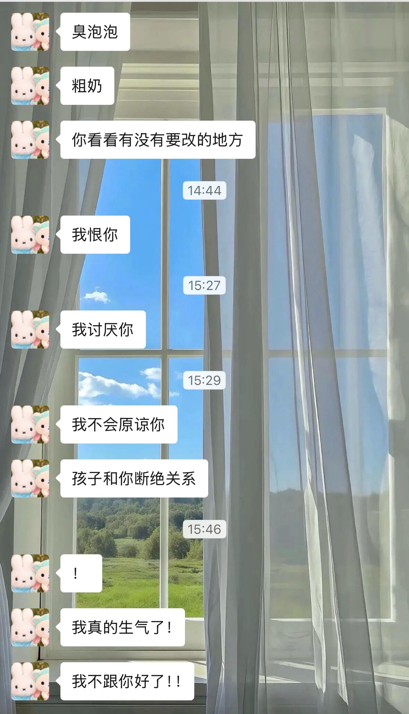 你看看你又意气用事 