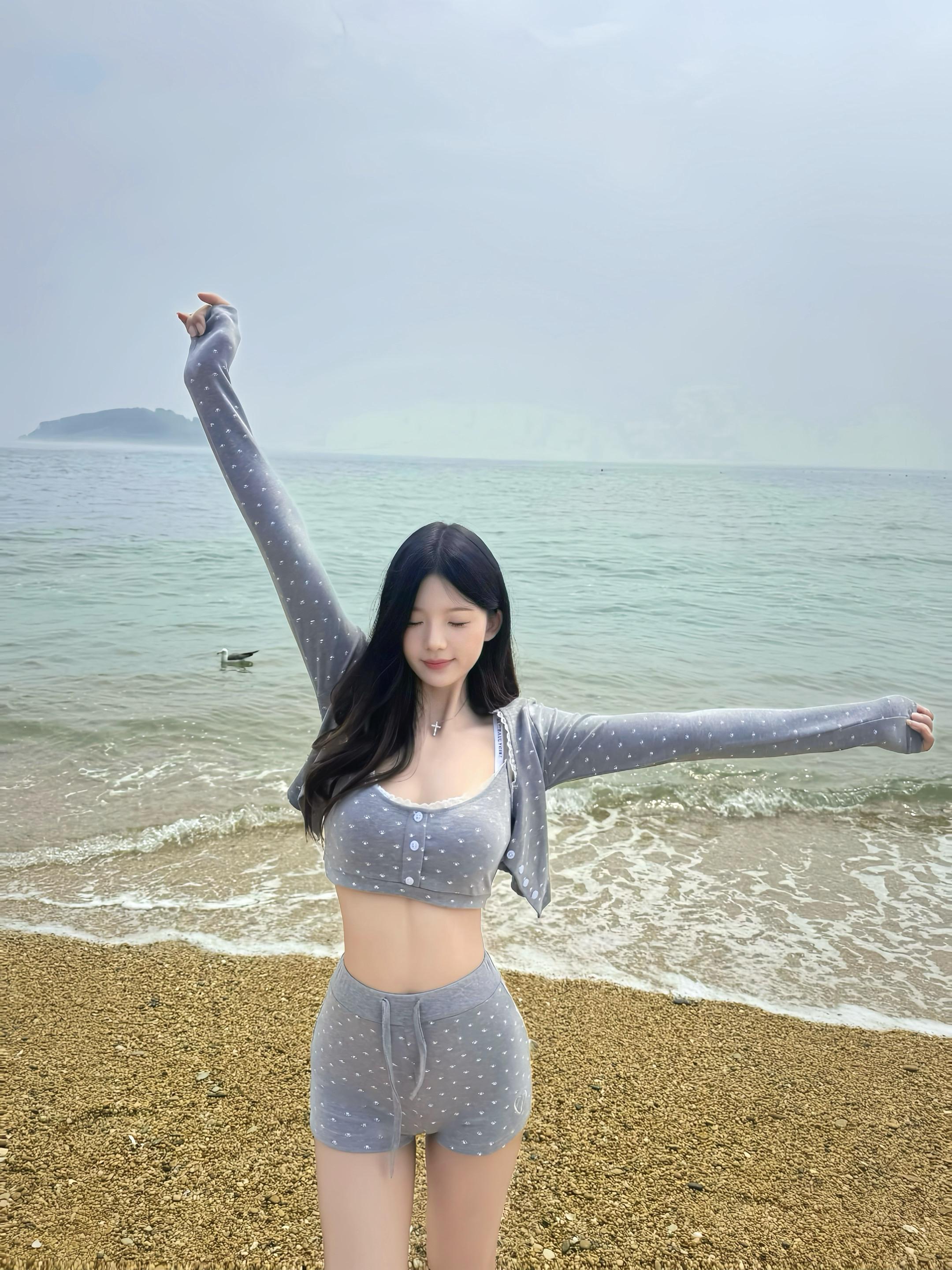 听海浪声和心跳的频率契合🌊🫧