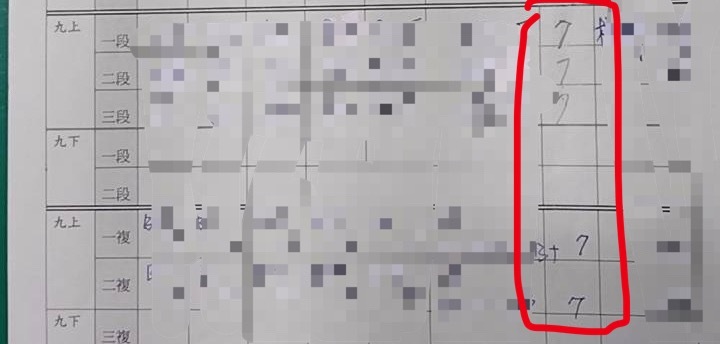 小宝和松韵同一天生日然而这学期的成绩无论段考还是模考他全在班排第7不动如山（就不