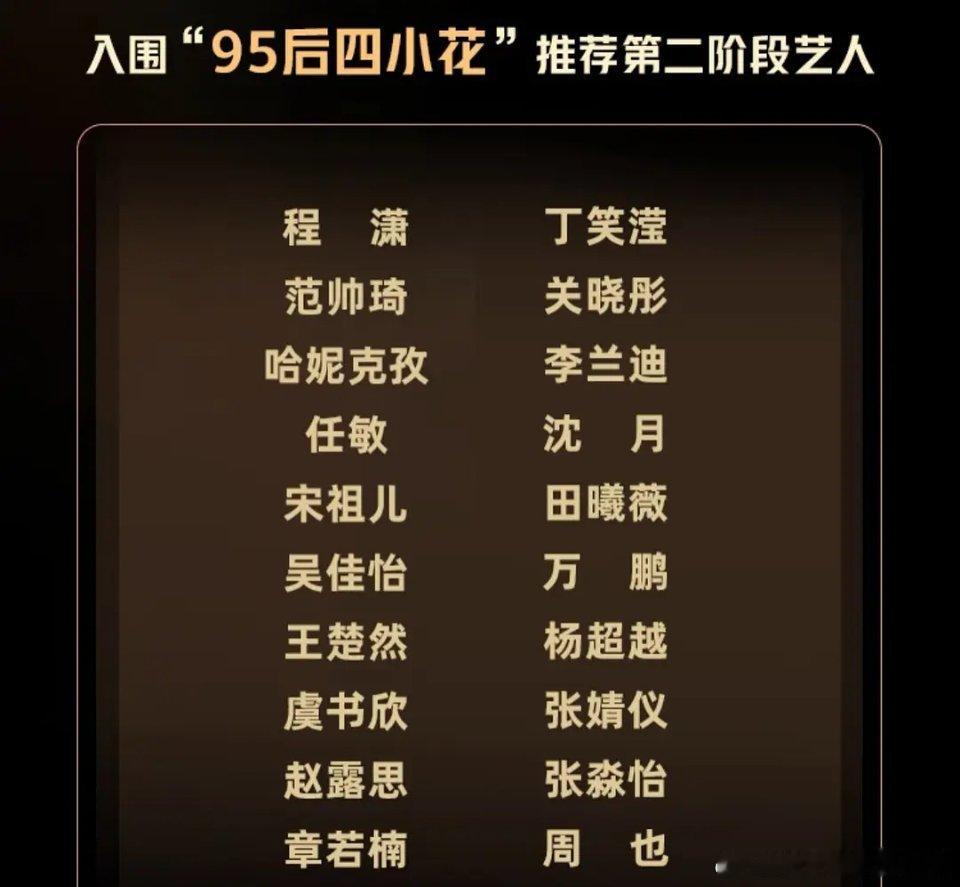 孟子义真的升咖了，之前 95 后四小花推荐名单都没有她，如今直接是同年龄段的中坚