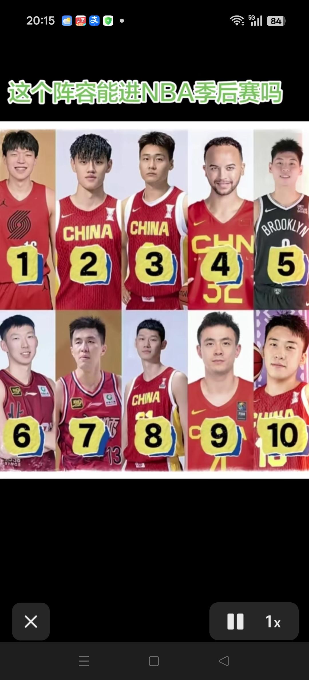这两套中国男篮阵容，都在巅峰期能打进NBA季后赛吗？
这两支国家队哪一支更强呢？