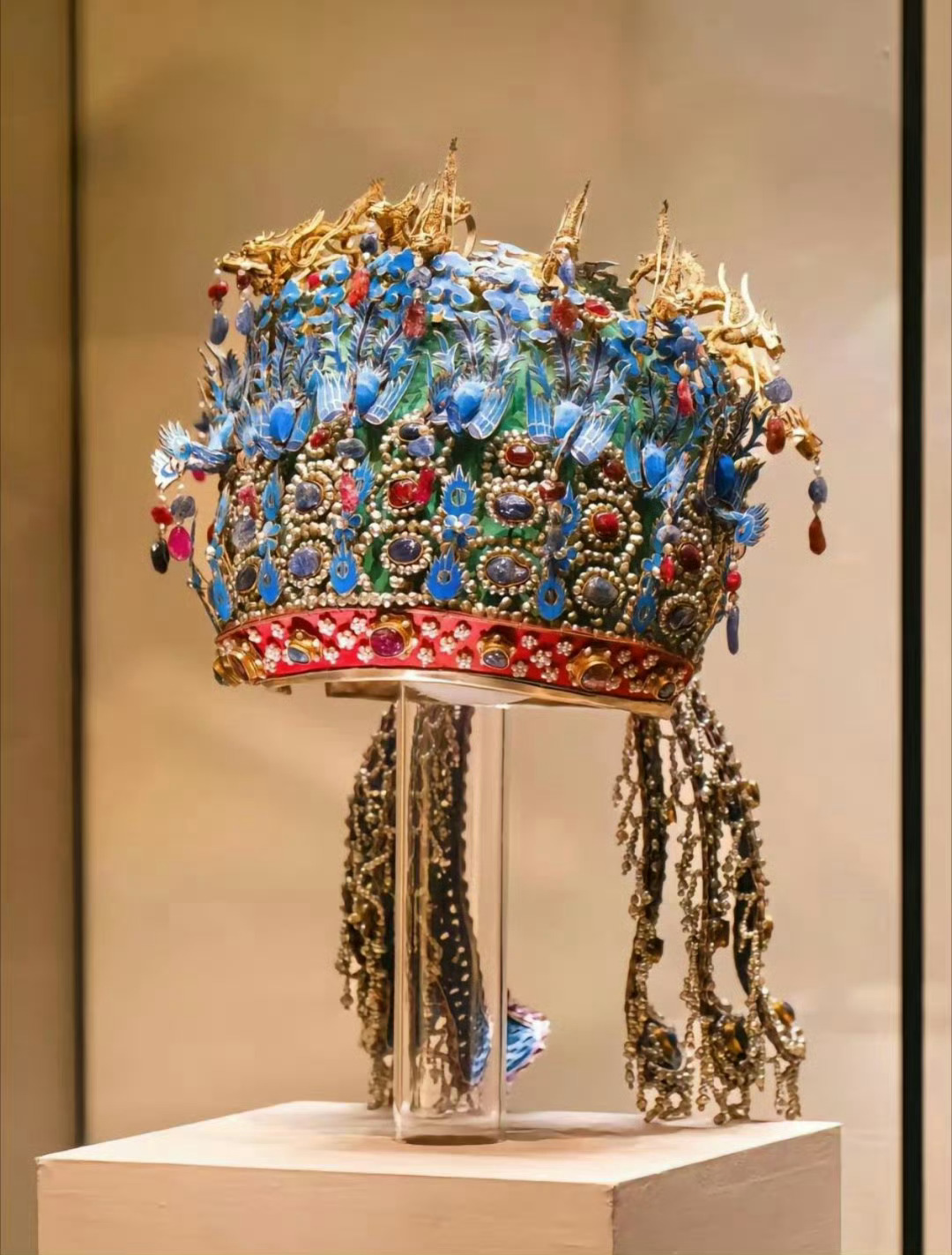 国家博物馆，来着老祖宗的审美。这是国博最火的展品，也是要排队才能看到文物。 