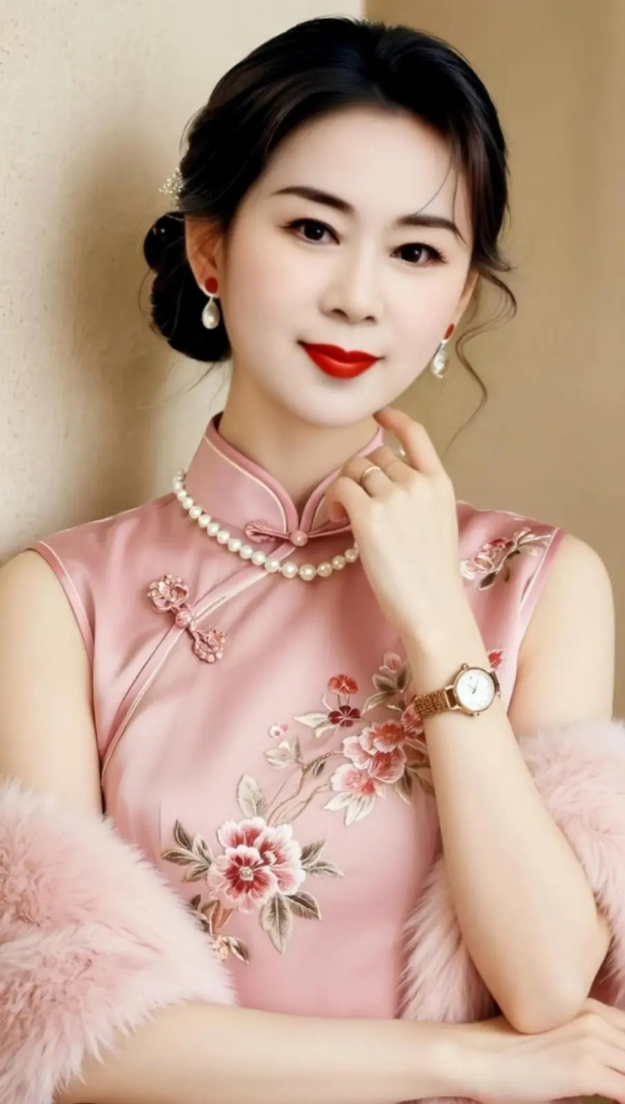 AI旗袍优雅照 随变ai随便玩