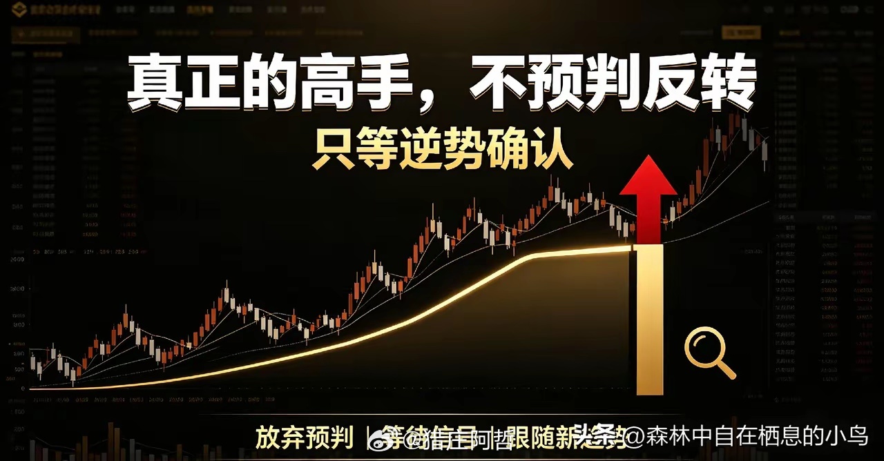 真正的交易高手：从不预判反转，只等逆势确认股市里90%的亏损，都源于同一个致命毛