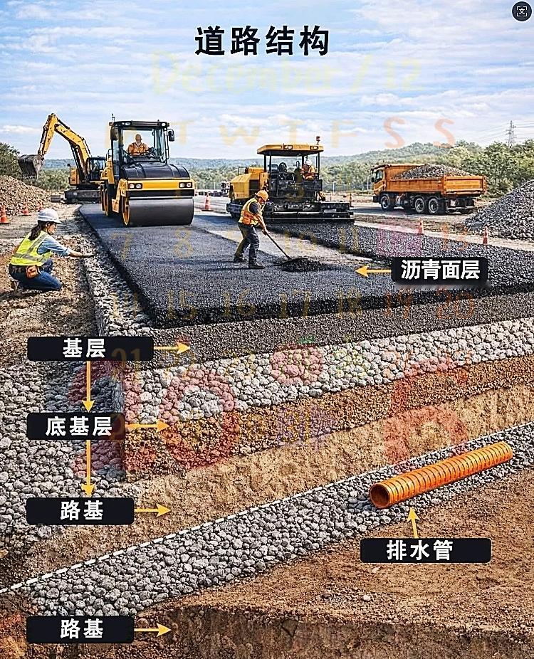 有人说“努力必定成功”你赞同吗?
一张认识市政道路构造组成