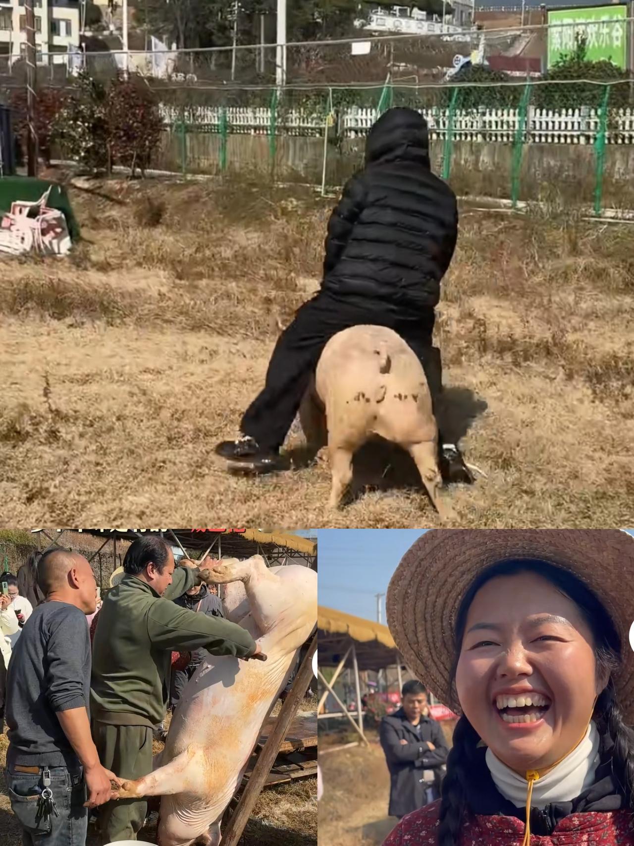 杀猪宴最会蹭热度的人出现了，
​不是洗碗的保时捷大哥，
也不是​做饭的赵大厨！而