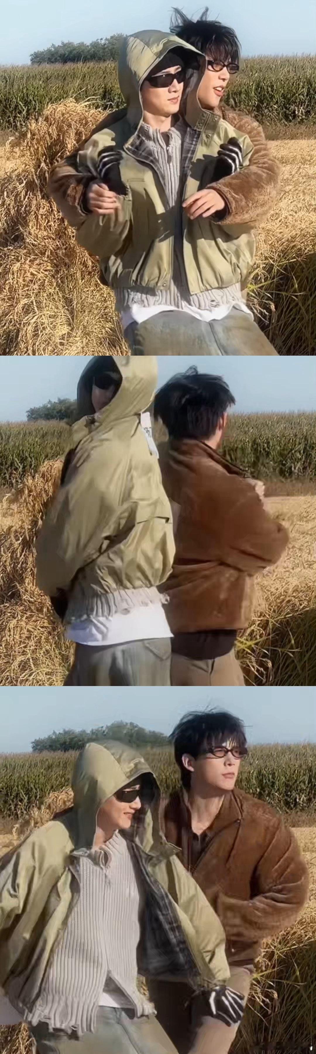 白敬亭跳着跳着跳进王安宇怀里了刷到这段视频直接原地蹦跳！白敬亭和王安宇的二人转舞