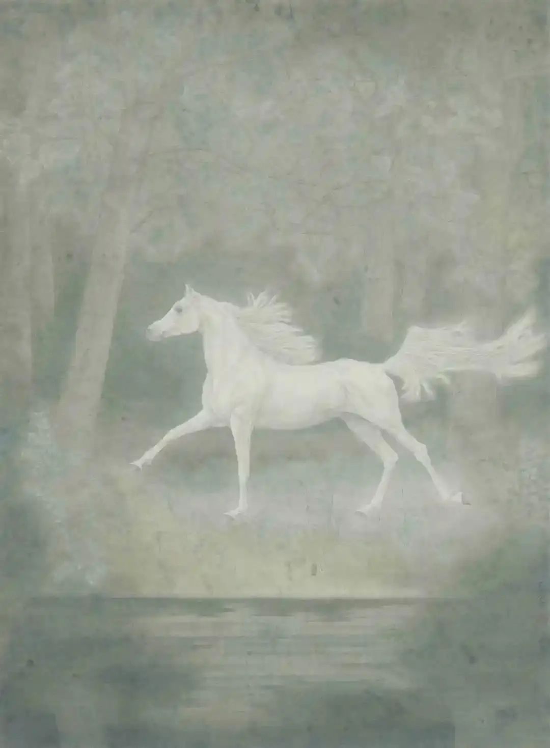 《清韵·之一》中国画 纸本 138x101.5cm 2019年 魏为 ​​​