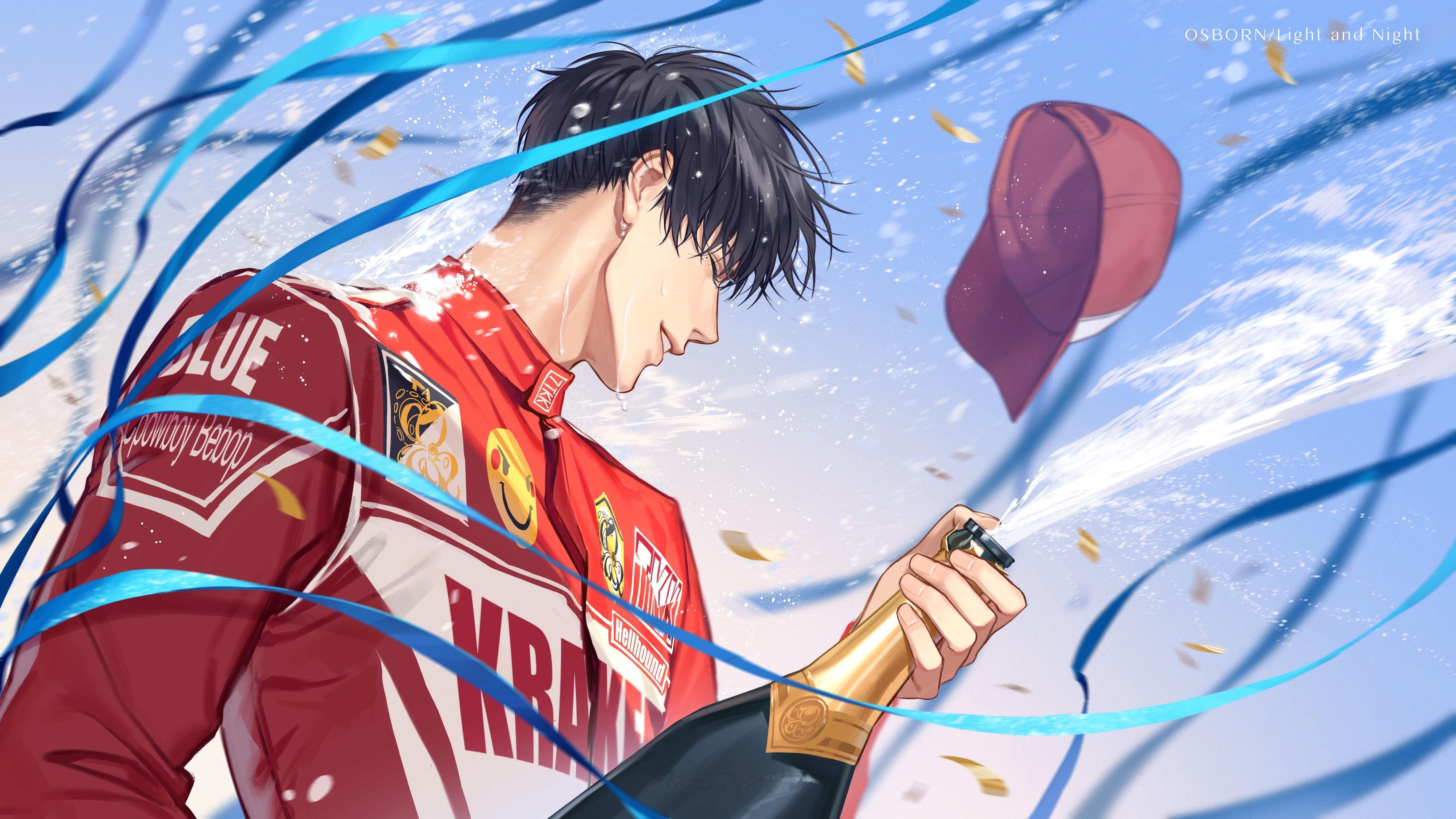 赛车场上的萧逸丨开篇与结尾🍾“五盏红灯熄灭，让我们恭喜萧逸！！！” 光与夜之恋