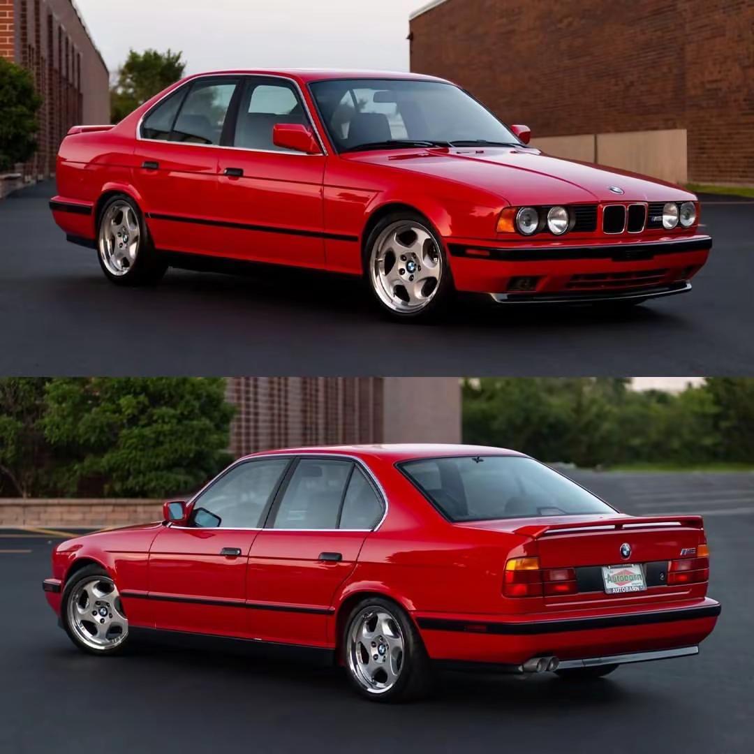 宝马M5（E34）1991年，第二代宝马M5（E34）正处于高性能行政轿车发展的