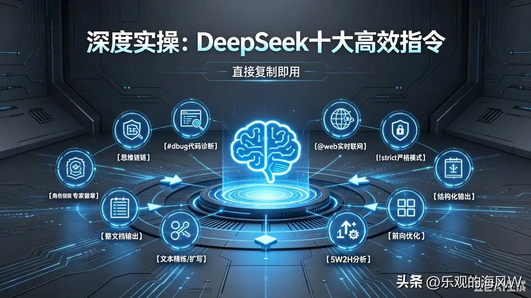 看了一些有关DeepSeek所谓的使用技巧或者秘诀，标题起的一个比一个吸引眼球，