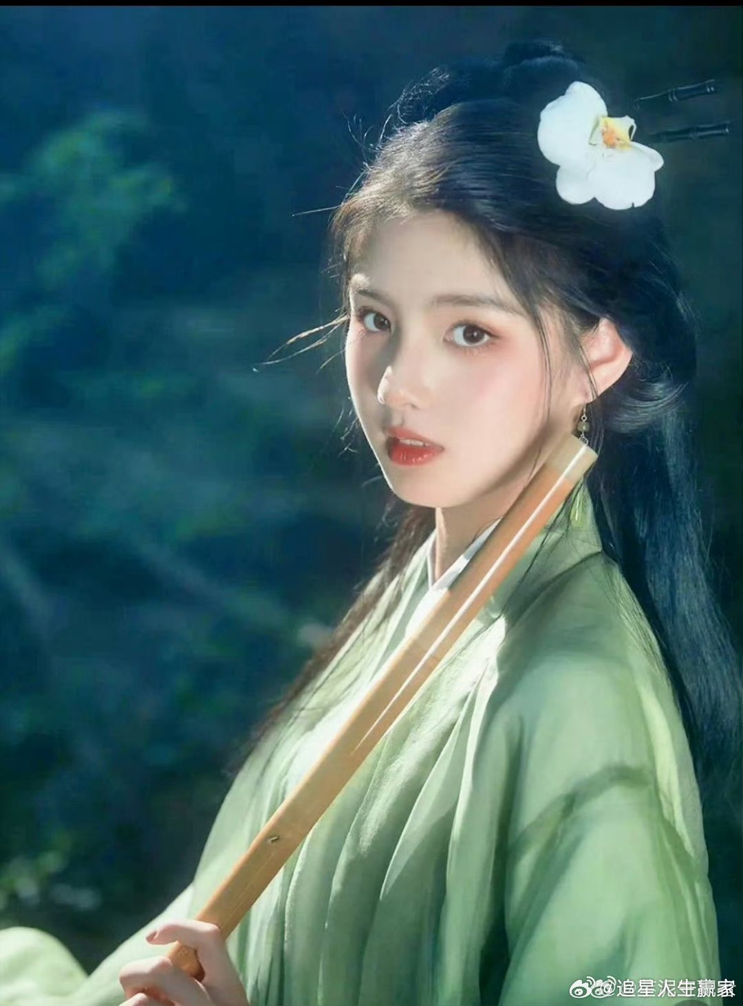 白鹿/傅菁/艾米/杨紫/陈都灵/赵露思 一些古装绿色系美人