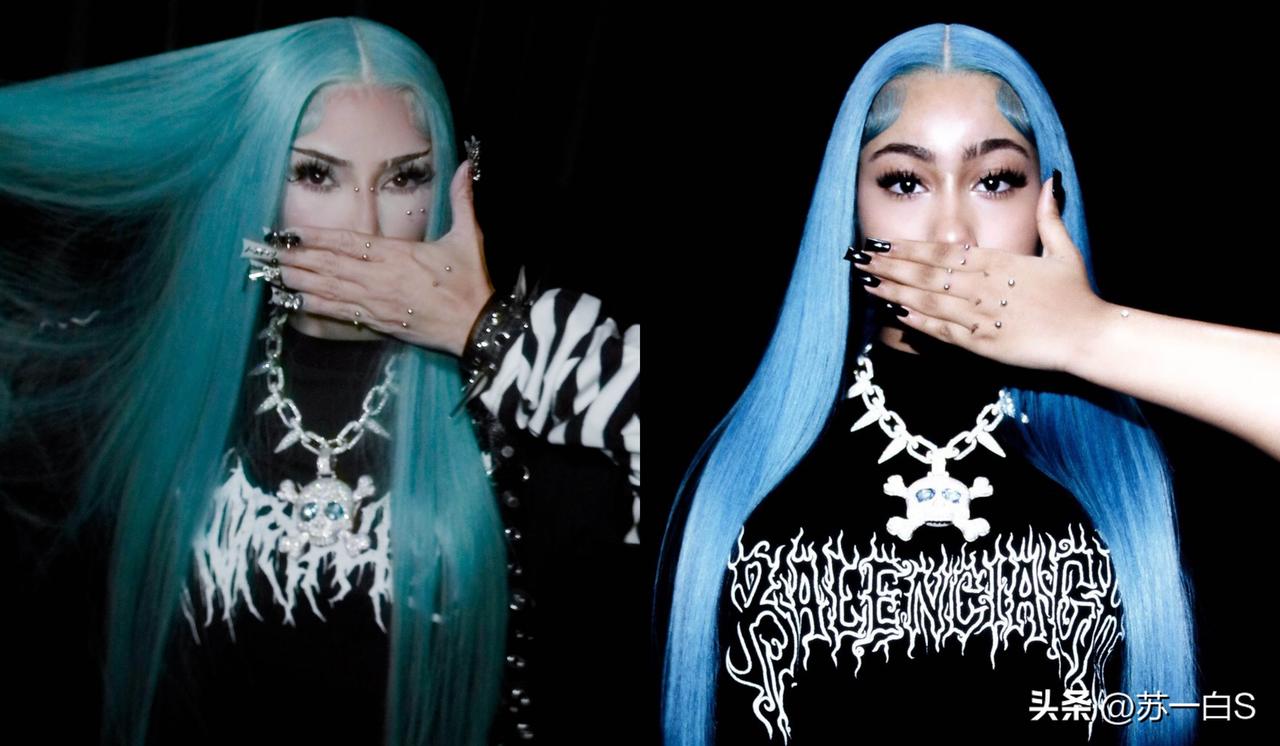 金·卡戴珊今年万圣节的第一套look是cos自己13岁的女儿North West