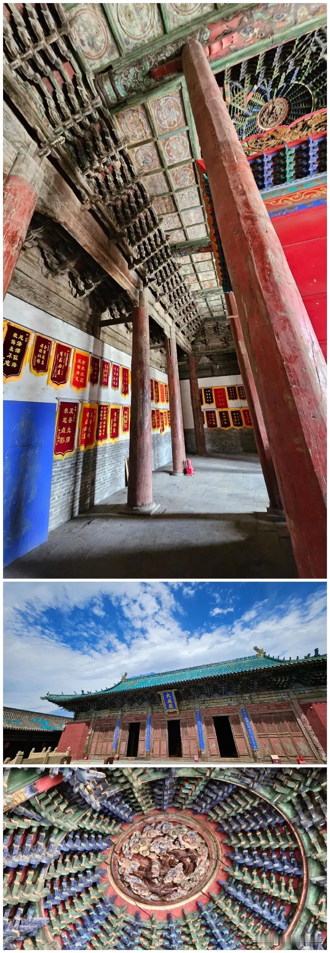 代县文庙，元末开建，明初建成，后历经多次修补，占地15,000平方米，为现存北方