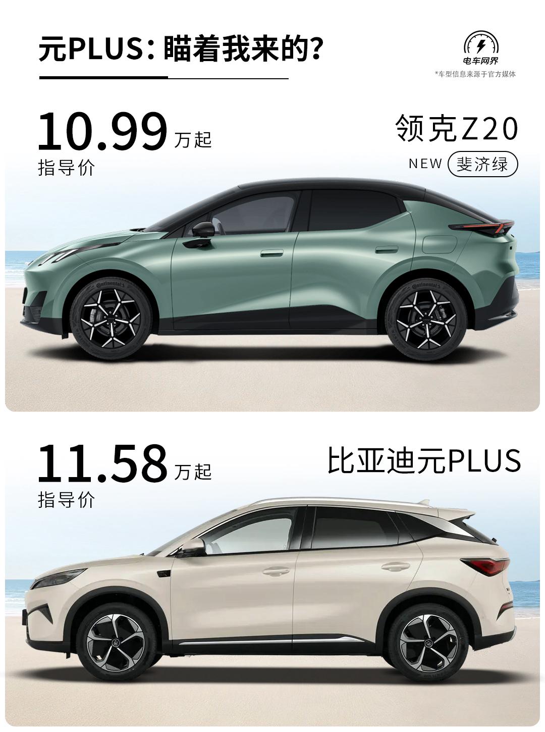 领克Z20新款来了，430km后驱Plus及430km后驱Pro，售价分别为10
