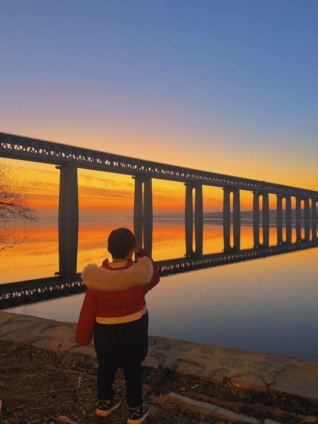 西安周边1️⃣h给娃拍到了绝美日落🌅附攻略❗️