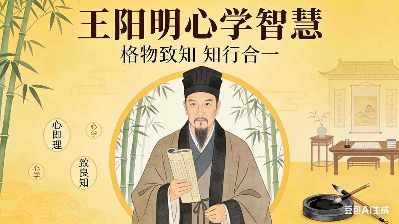 王阳明：一生被贬，却凭“心学”封神，活成了千古第一完人
 
有人一生顺风顺水，却