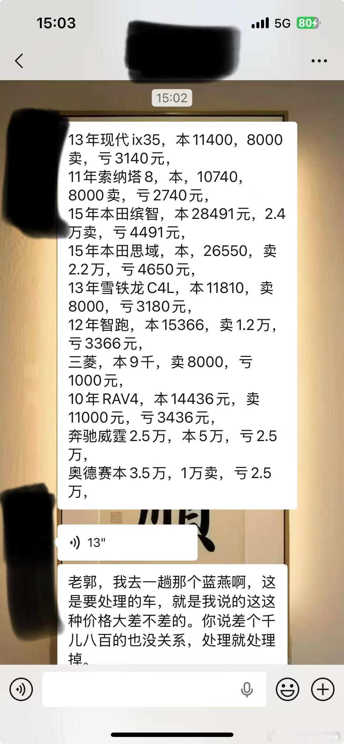 同行发的利润表 笑着笑着就哭了现在这行情真是稀烂啊咱每台车都没啥利润 大哥们就放