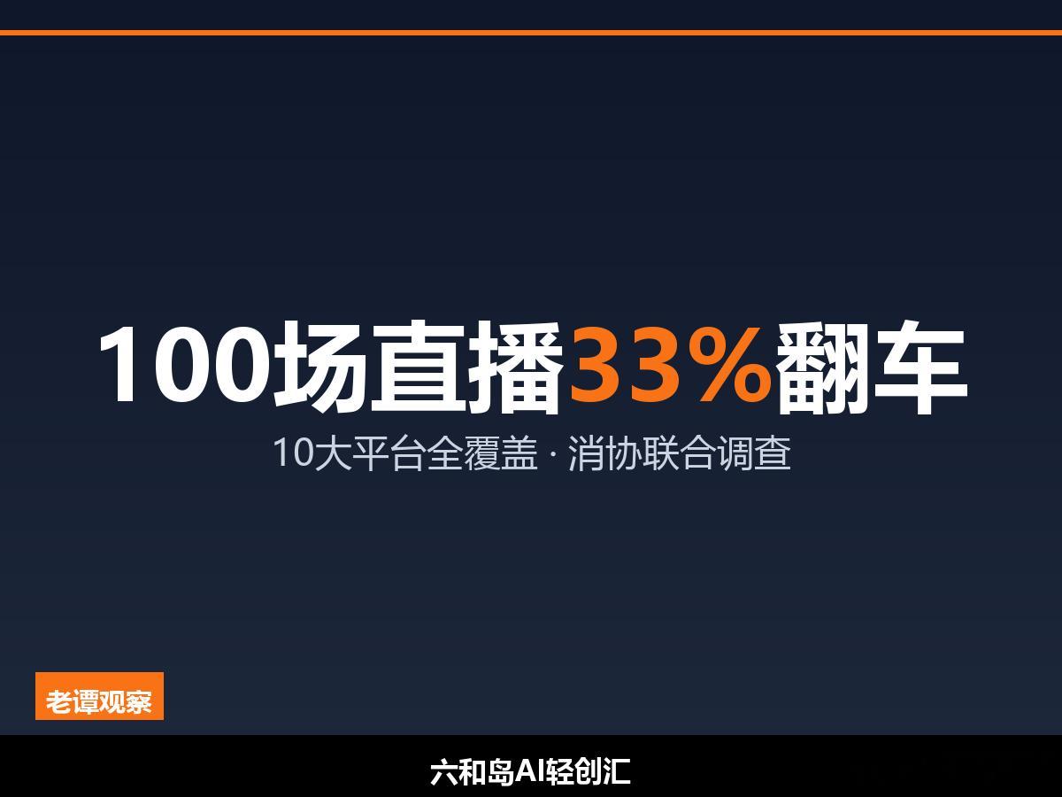 100场直播33场翻车，10大平台全覆盖：直播带货的合规大考真的来了北京消协和河