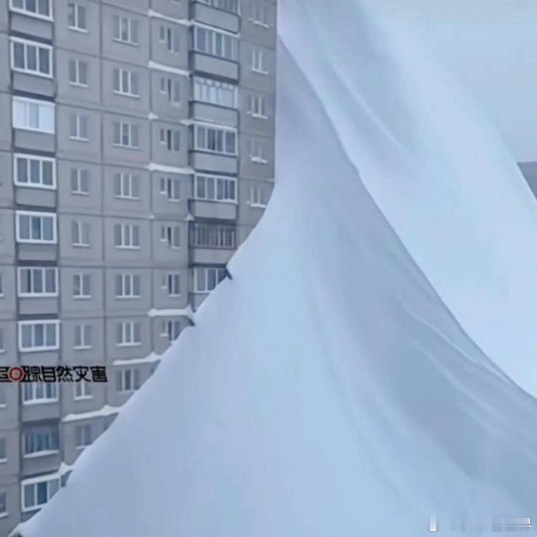 留学生揭穿9层楼积雪骗局如果真有那么多雪，而且有那么高的雪，俄罗斯就不用打仗了，