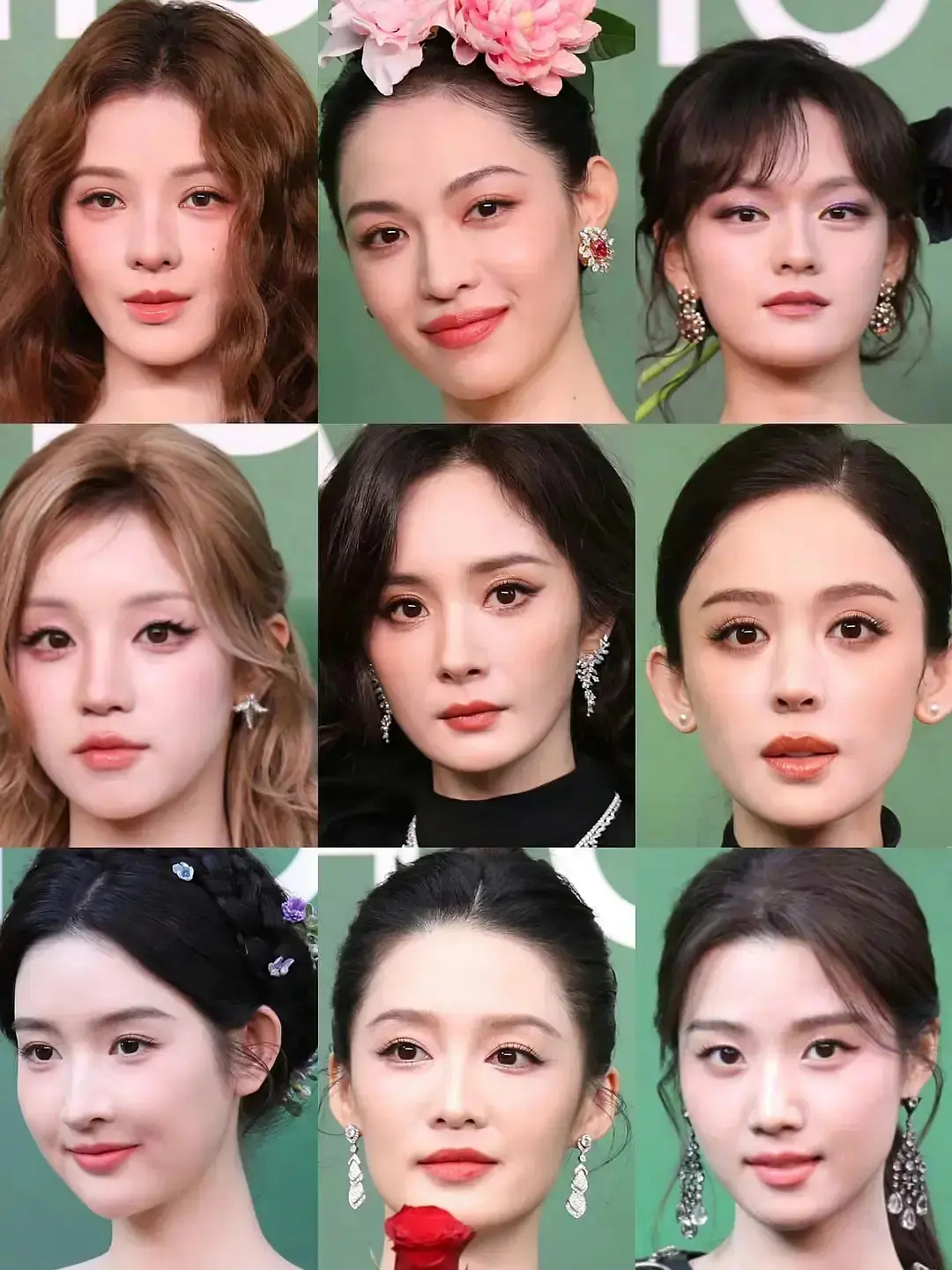 vogue盛典男女明星大头照🈶，状态都还可以啦[微笑] ​​​