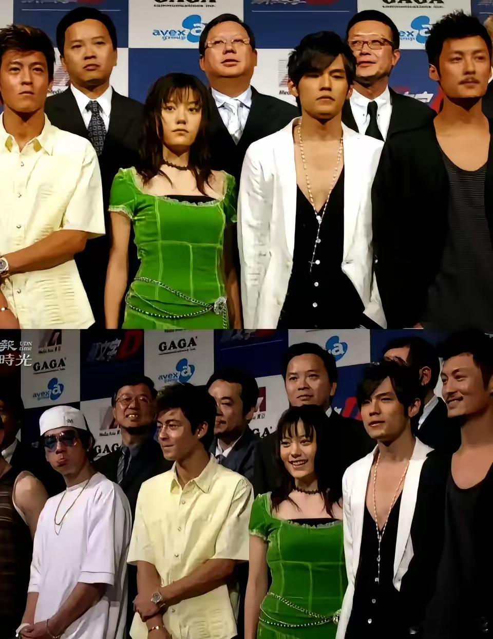 2004年头文字D东京记者会，没有滤镜的年代好真实的肤色  