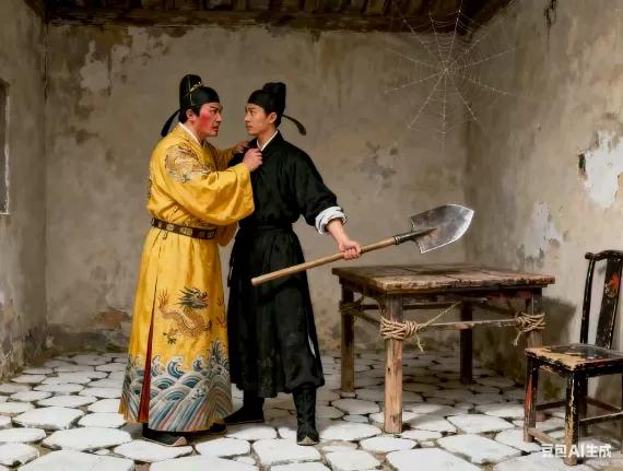 1380 年，朱元璋悄悄摸进御史韩宜可的家。一推门，就看到穿着补丁棉袄的孩子，家