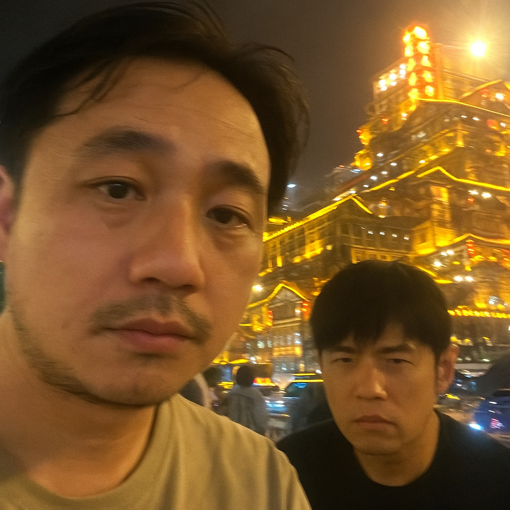 带外地游客去洪崖洞耍太累了 ​​​