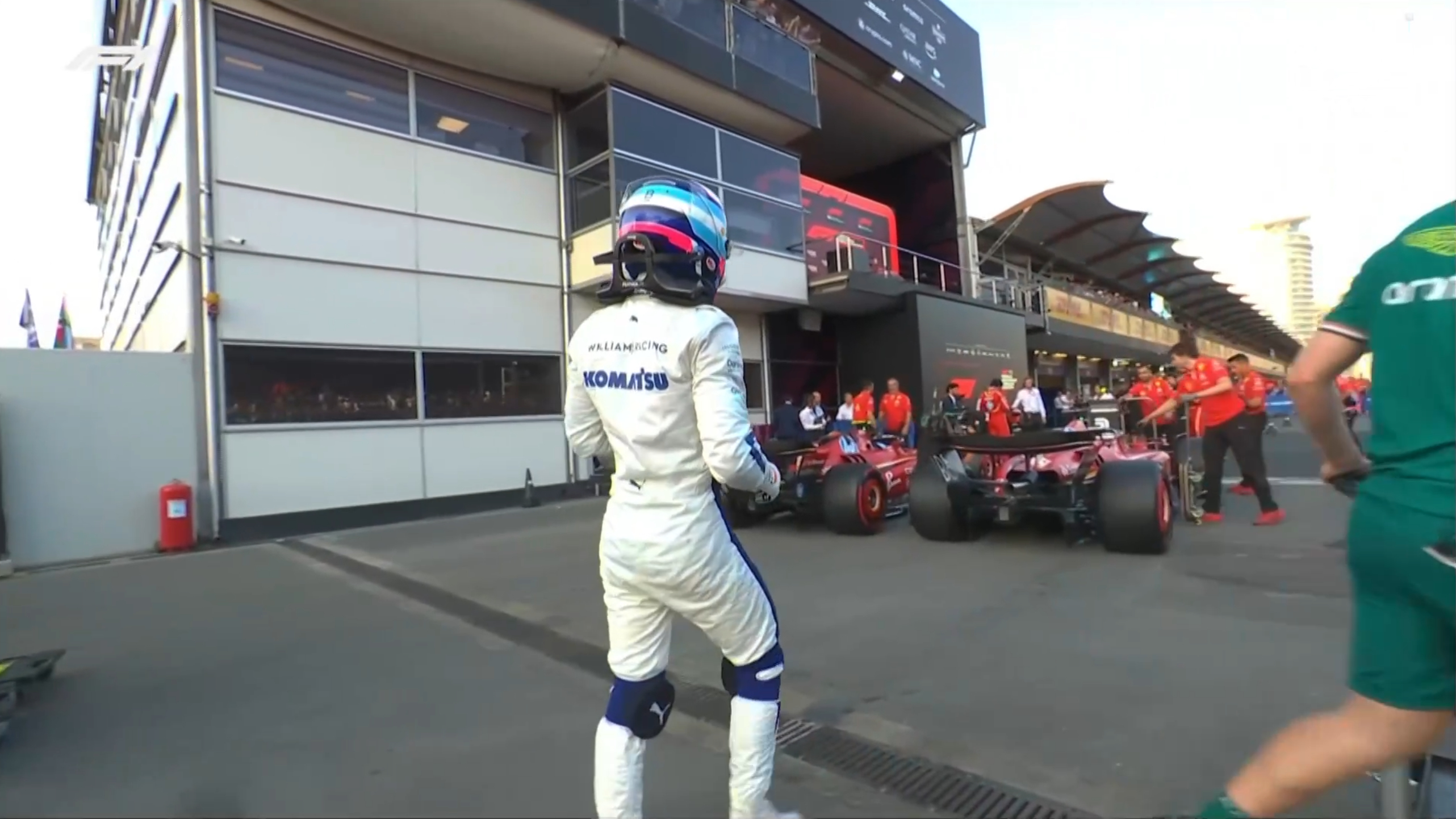 科拉平托在F1生涯第二场排位赛取得第9名！#F1##2024F1阿塞拜疆大奖赛#