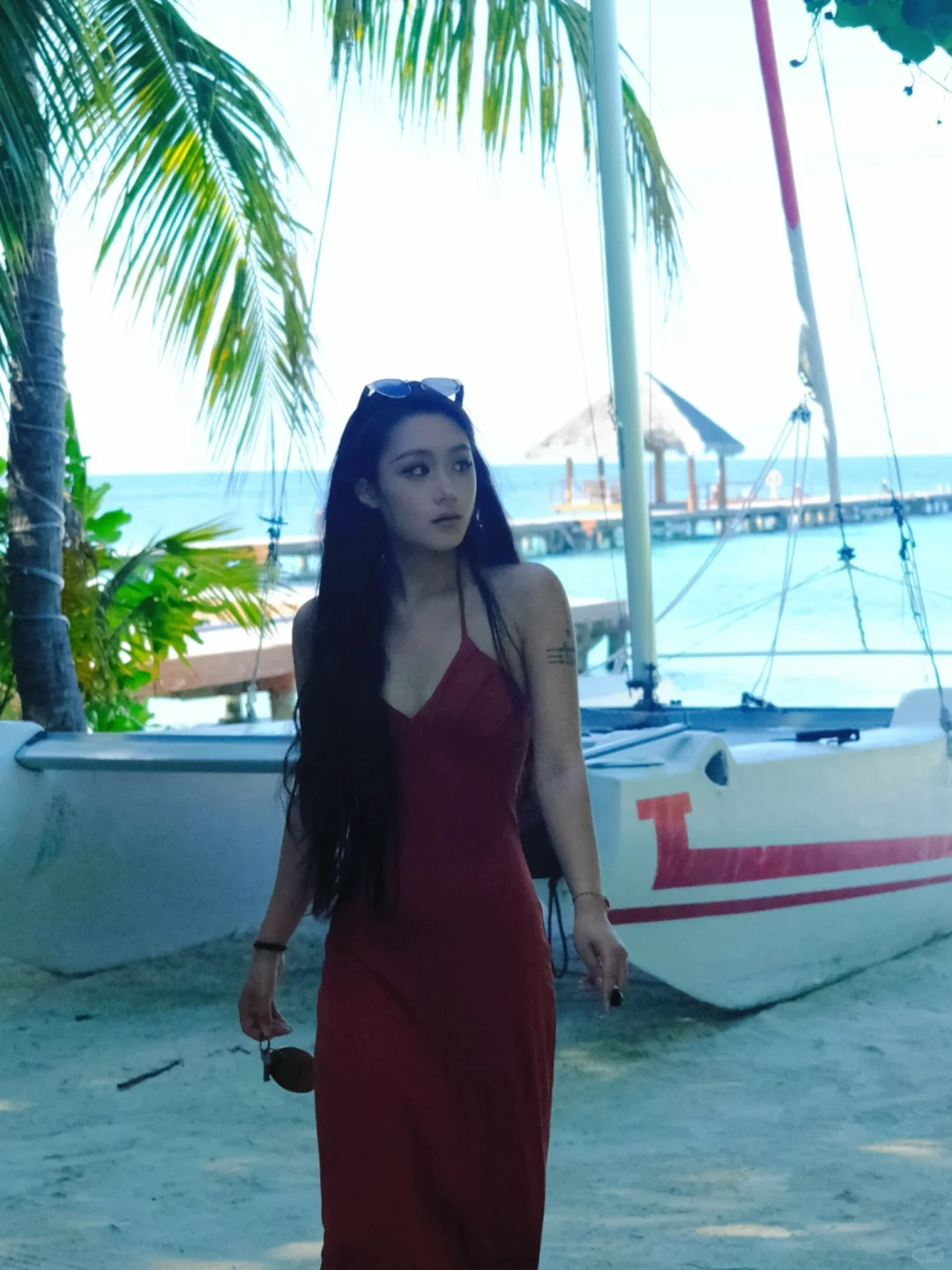 海边穿衣自由yep！在马代当森林girl🌳