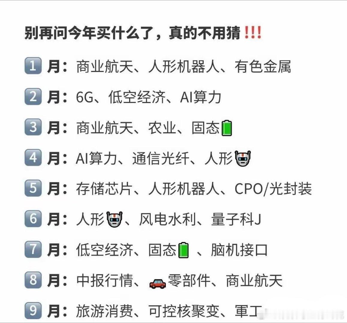 商业航天密集发射，机器人订单爆了，存储芯片又涨价了。今天翻了一堆消息，5月A股真