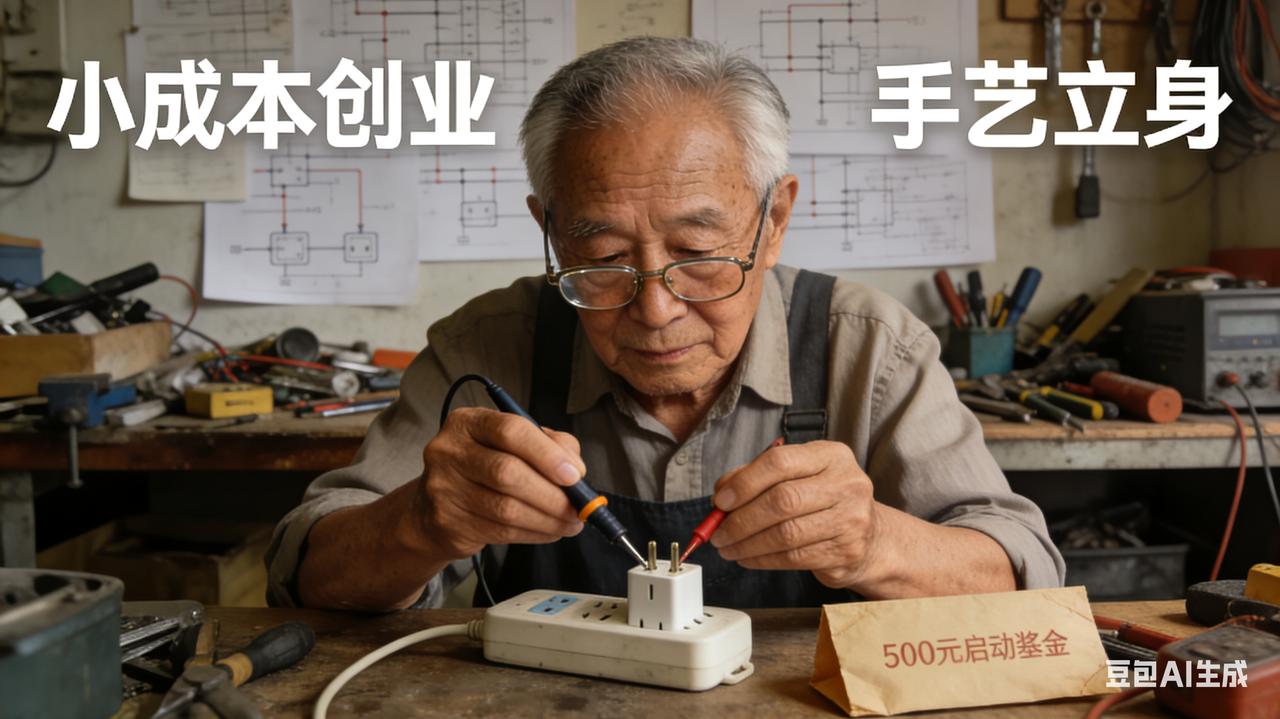 退休后揣着500块创业，60岁老电工靠一门手艺，活成了街坊邻居离不开的人
 
你