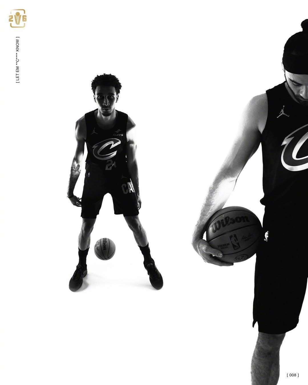 篮天下2026年克利夫兰骑士队季后赛定妆照📸Images via cavs 