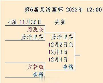 第6届吴清源杯决赛第1/3局韩国崔精1-0日本藤泽里菜，3日第2局 #围棋#