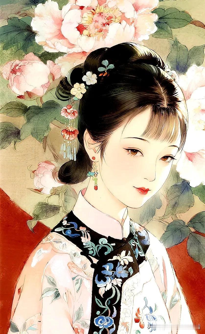 仕女图欣赏