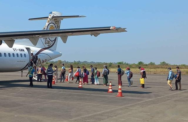 |乘客多，飞机少！缅甸仰光到实兑的机票价格翻倍上涨