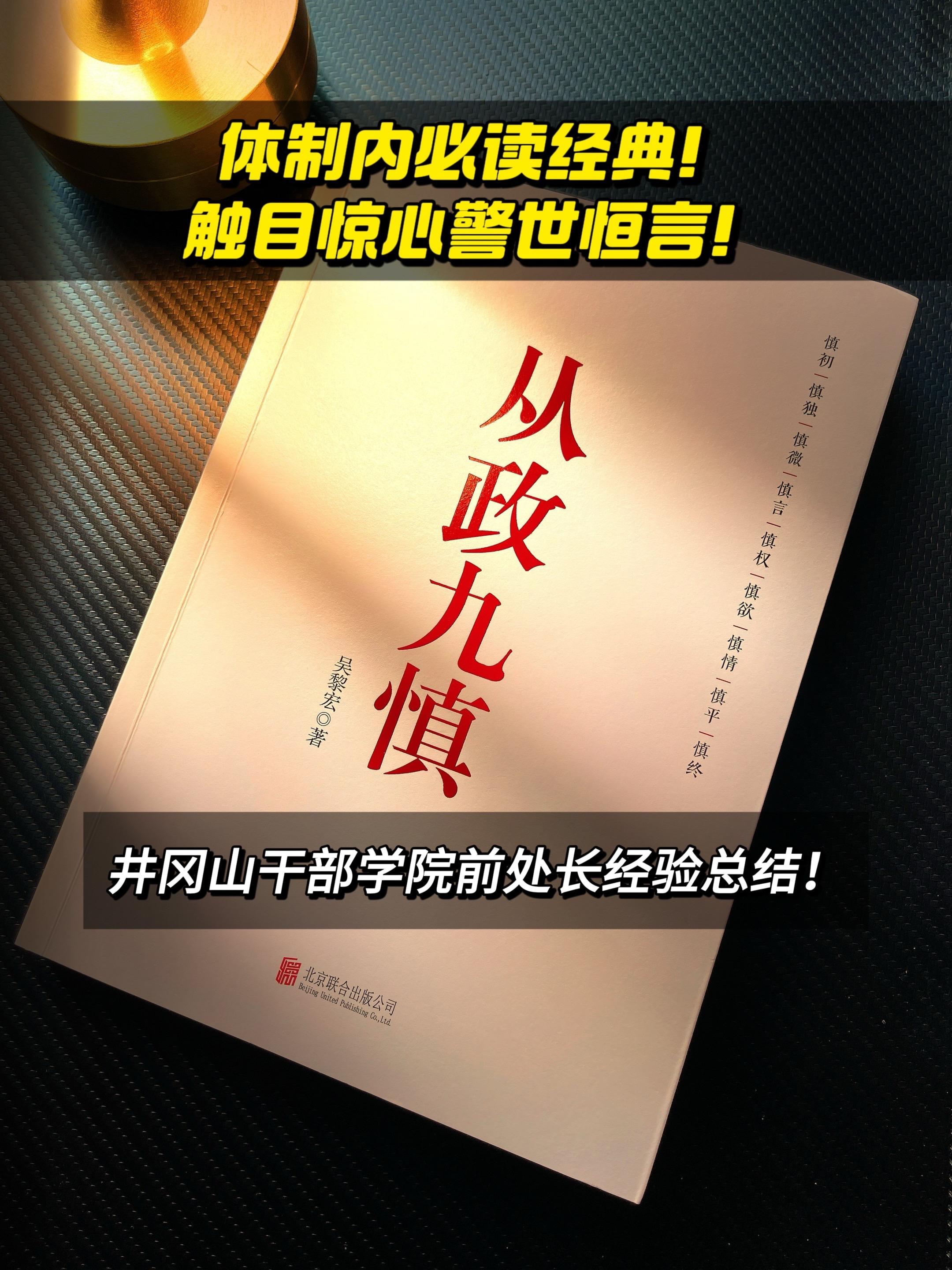 从政九慎 体制内 好书推荐