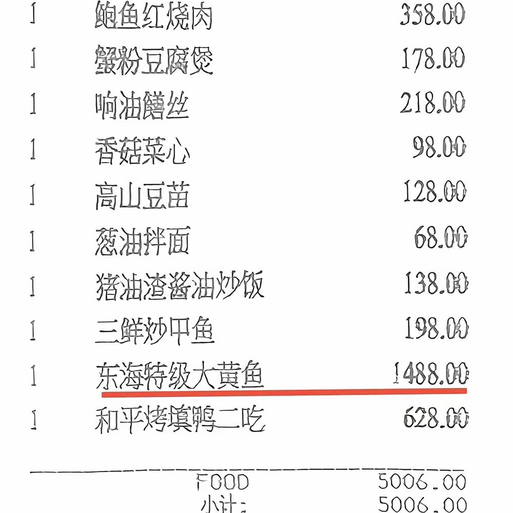 上海和平饭店的菜价，真不是工薪阶层能消费的起的。
​好像去上海和平饭店打卡的都是