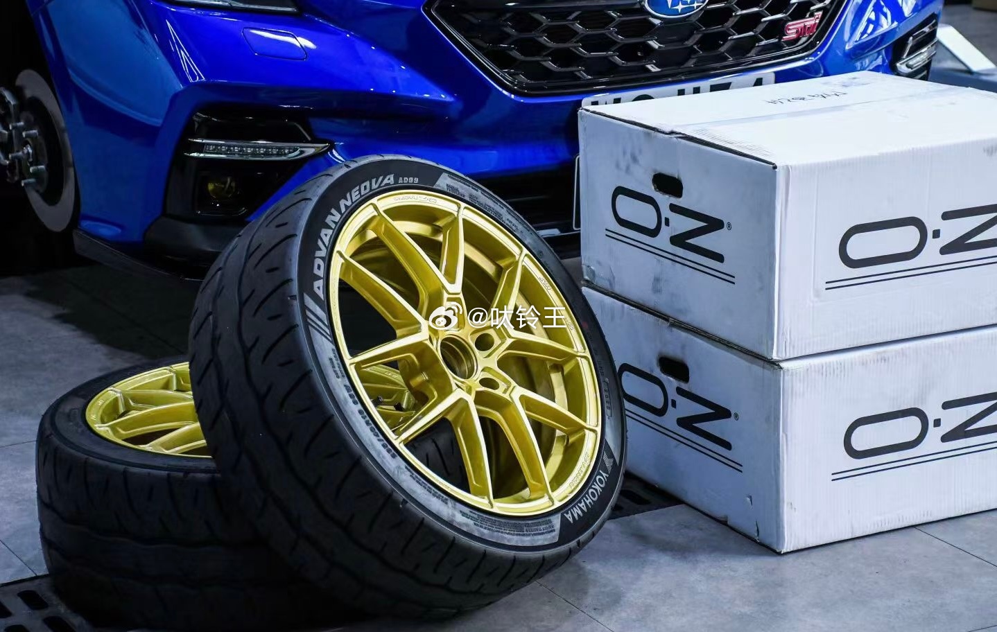 🇮🇹OZ Estrema GT HLT 金色 x 斯巴鲁LEVORG 