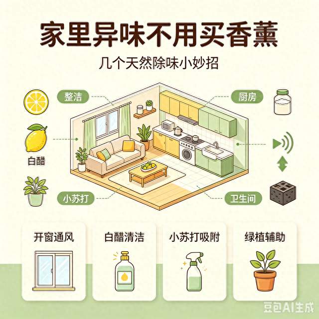 家里总有莫名异味？别再乱买香薰！天然除味妙招，干净无味更安心